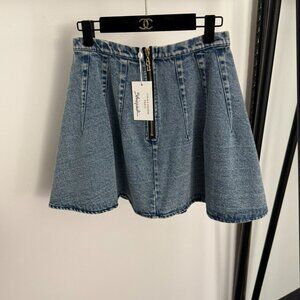 Schiaparelli  new A-line denim mini skirt